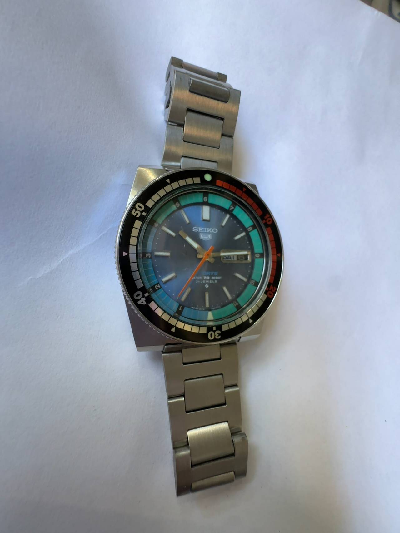 Seiko 5 Sports Regatta Automatic 40mm Vintage