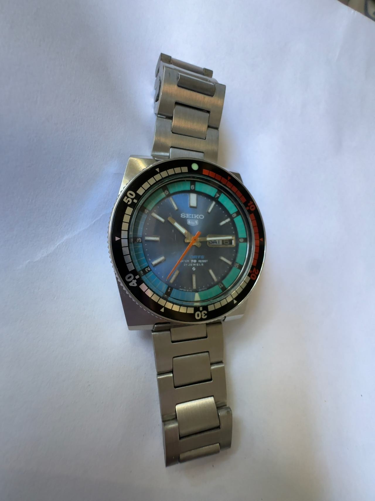 Seiko 5 Sports Regatta Automatic 40mm Vintage