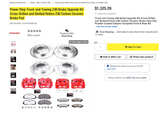 Power Stop Ford F250 ‘09-‘10 Super Duty Front Rear Z36 Brake Caliper Rotor kit - Image 6