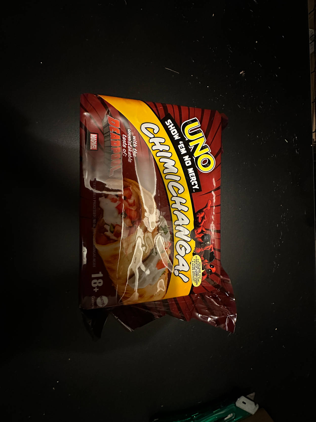 Uno Show 'Em No Mercy Deadpool Chimichanga Edition