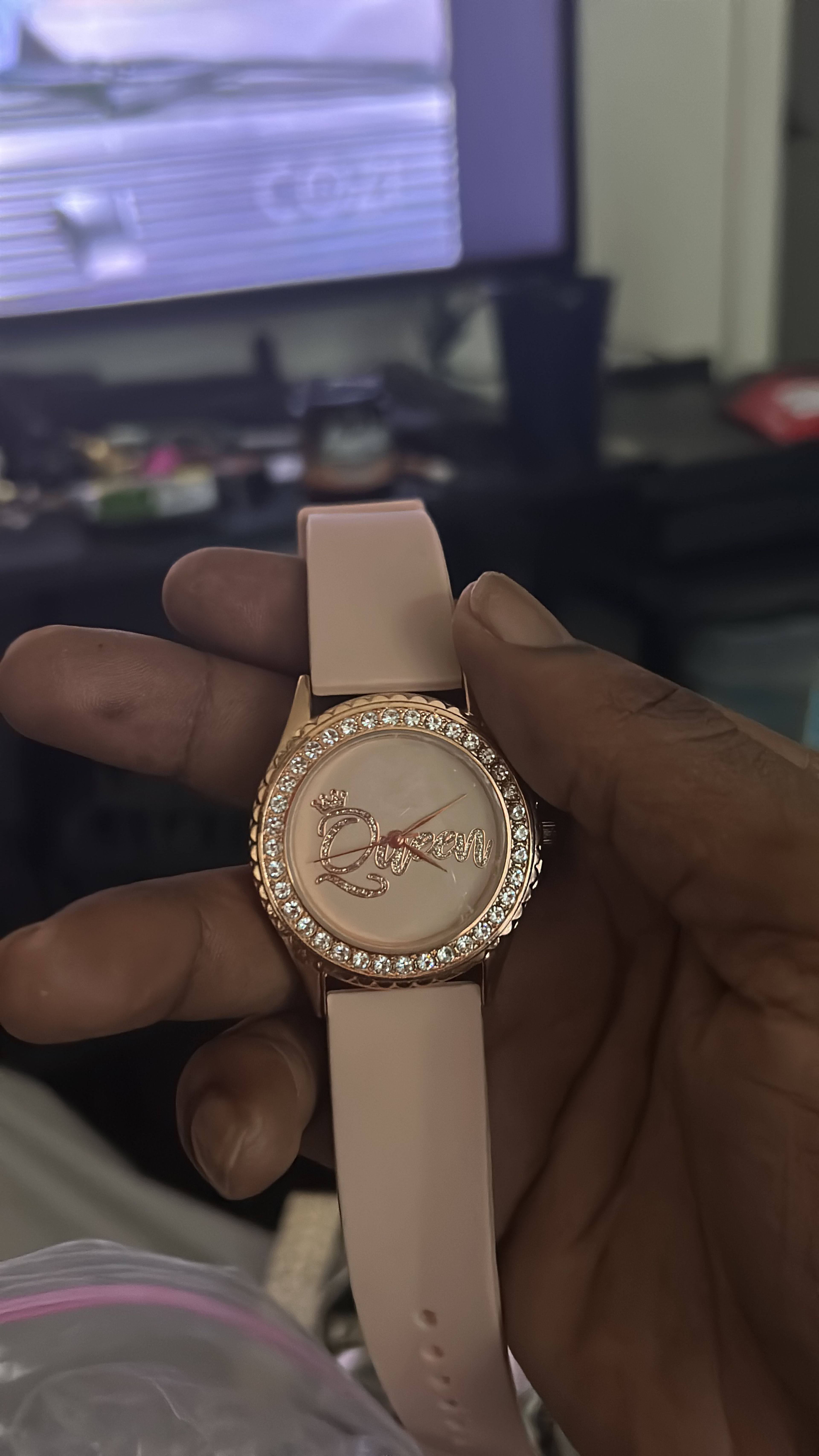 Juicy Couture Queen Rose Gold Tone Watch