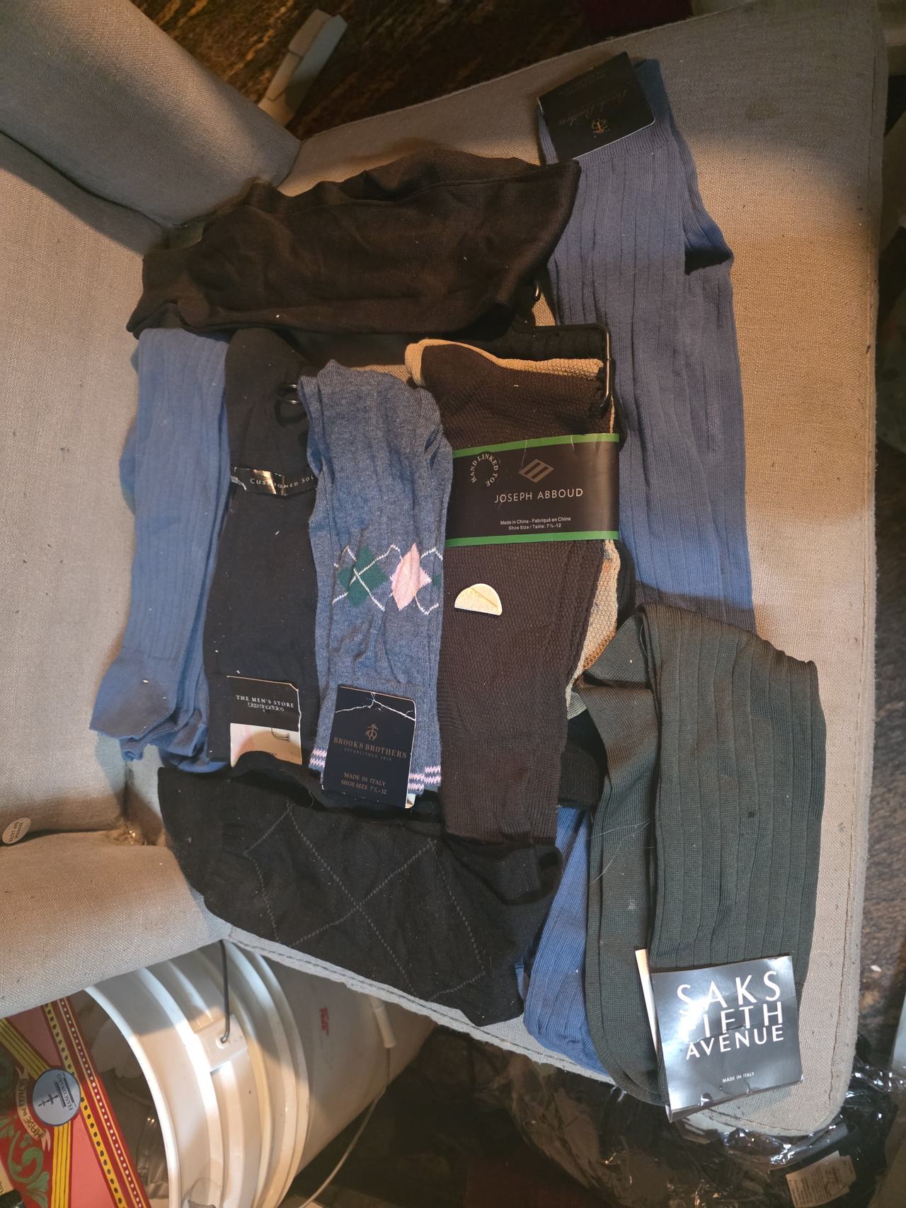 Assorted Designer Men's Dress Socks Lot