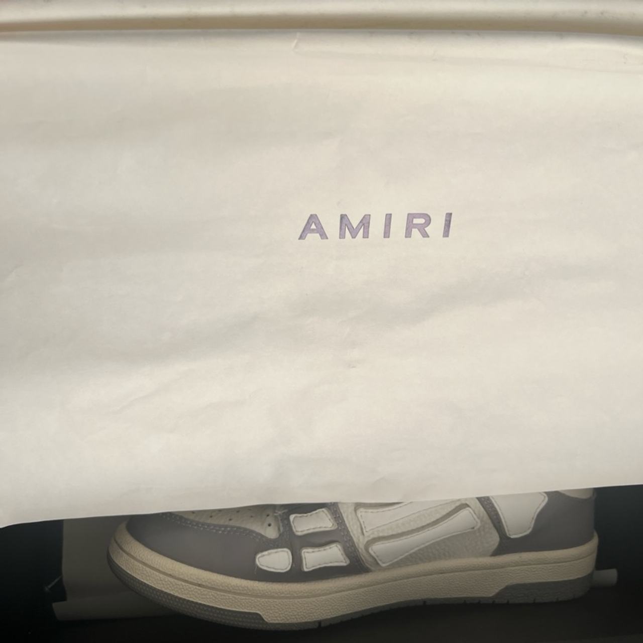 Amiri Skel Low-Top Grey Sneakers