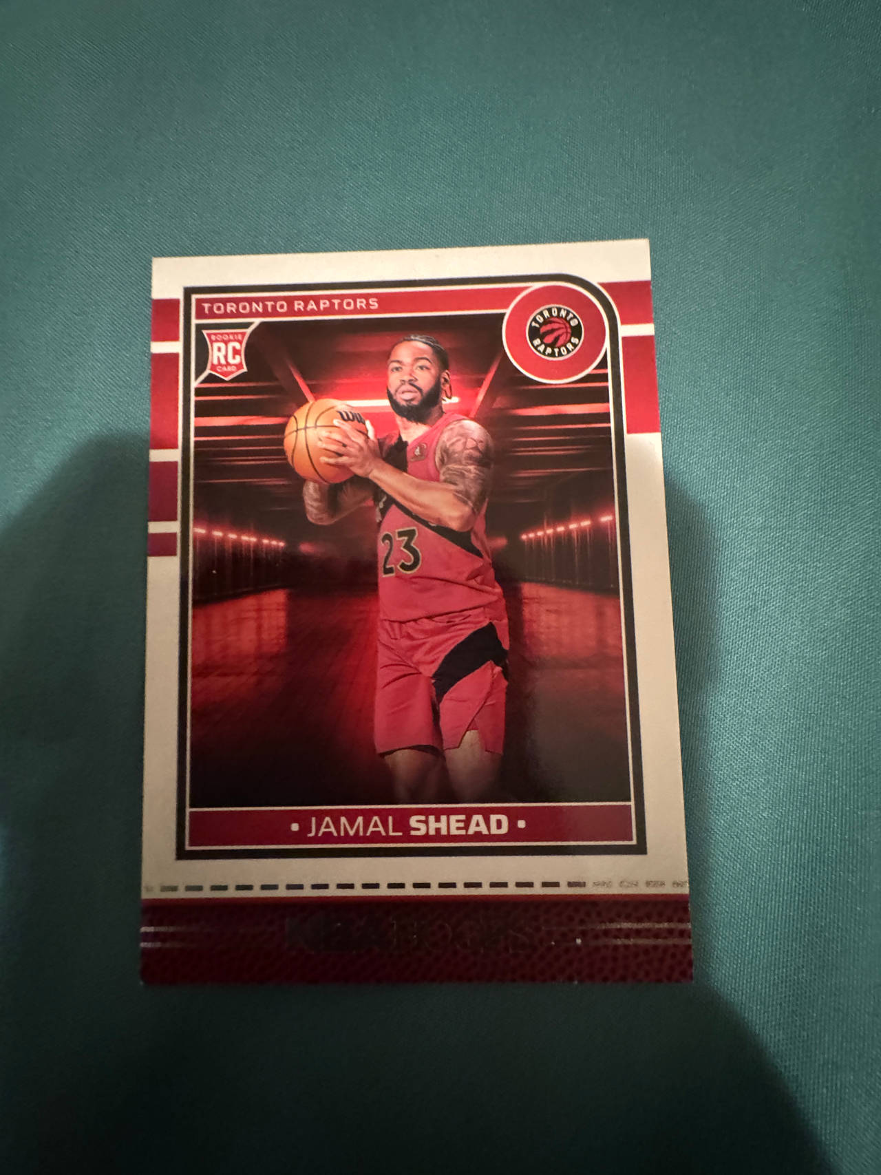 Jamal Shead Toronto Raptors Rookie Card