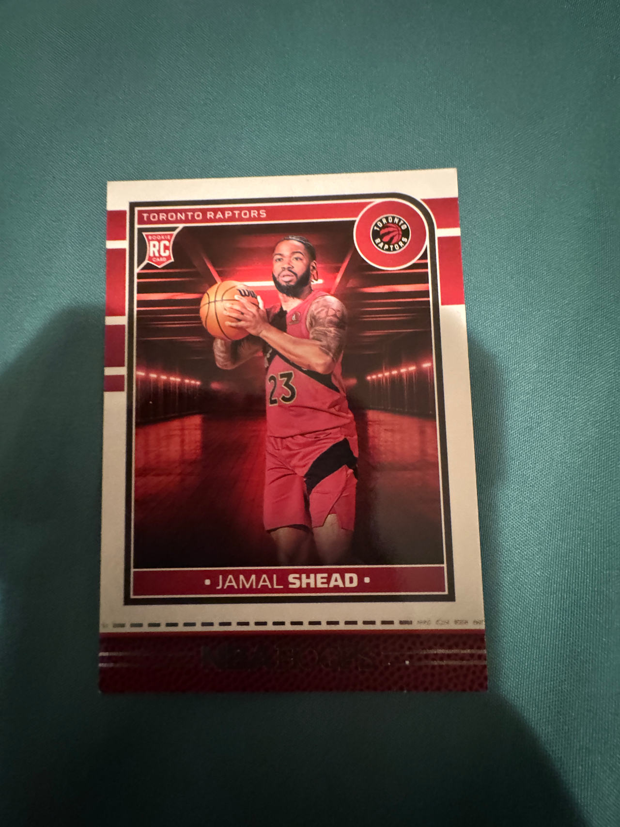 Jamal Shead Toronto Raptors Rookie Card