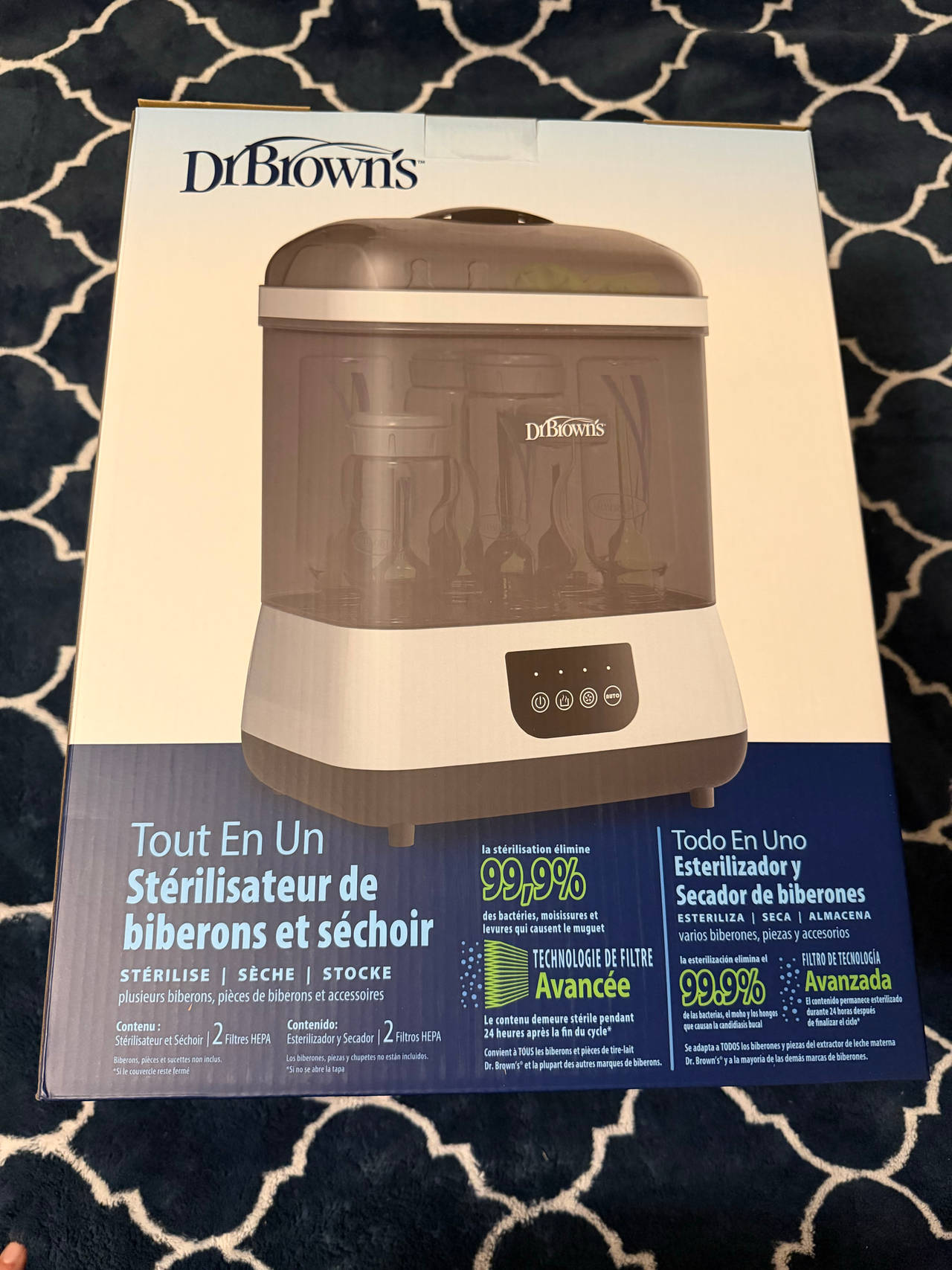Dr. Brown's Clean Steam Baby Bottle Sterilizer and Dryer