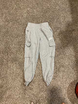 Small Gray Nike Sportswear Club Fleece Cargo Pants - Image 1