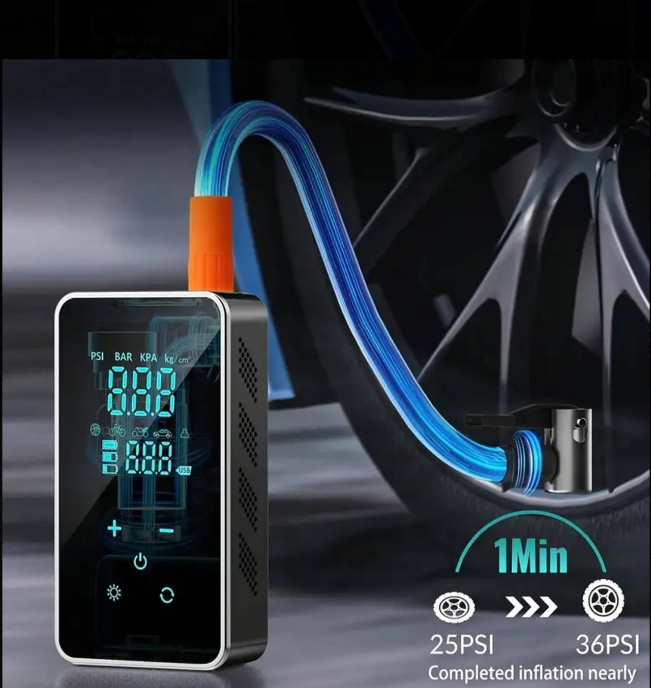 Portable Digital Tire Inflator