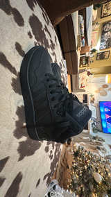 Adidas Hoops 3.0 Mid Black Basketball Shoes Mens 10.5 - Image 4