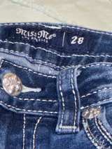 Miss Me Dream Catcher Pocket Embellished Jeans Size 28 - Image 7