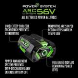 EGO Power+ 56V 4.0 Ah ARC Lithium Battery with Fuel Gauge - Image 3