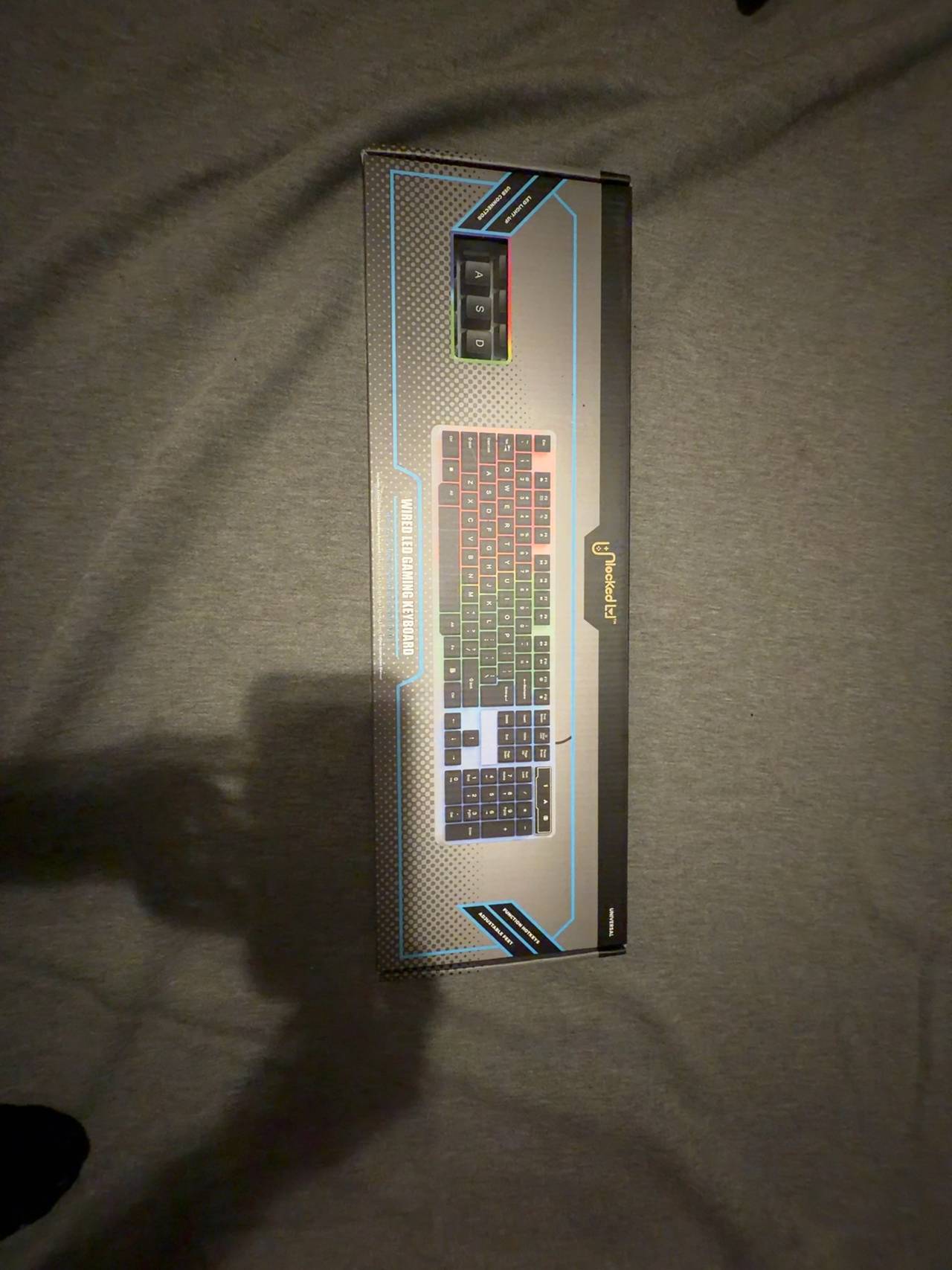 Generic Gaming Keyboard Rainbow LED Backlit Wired