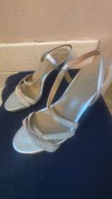 Naturalizer Silver Rhinestone Slingback Heels - Image 3