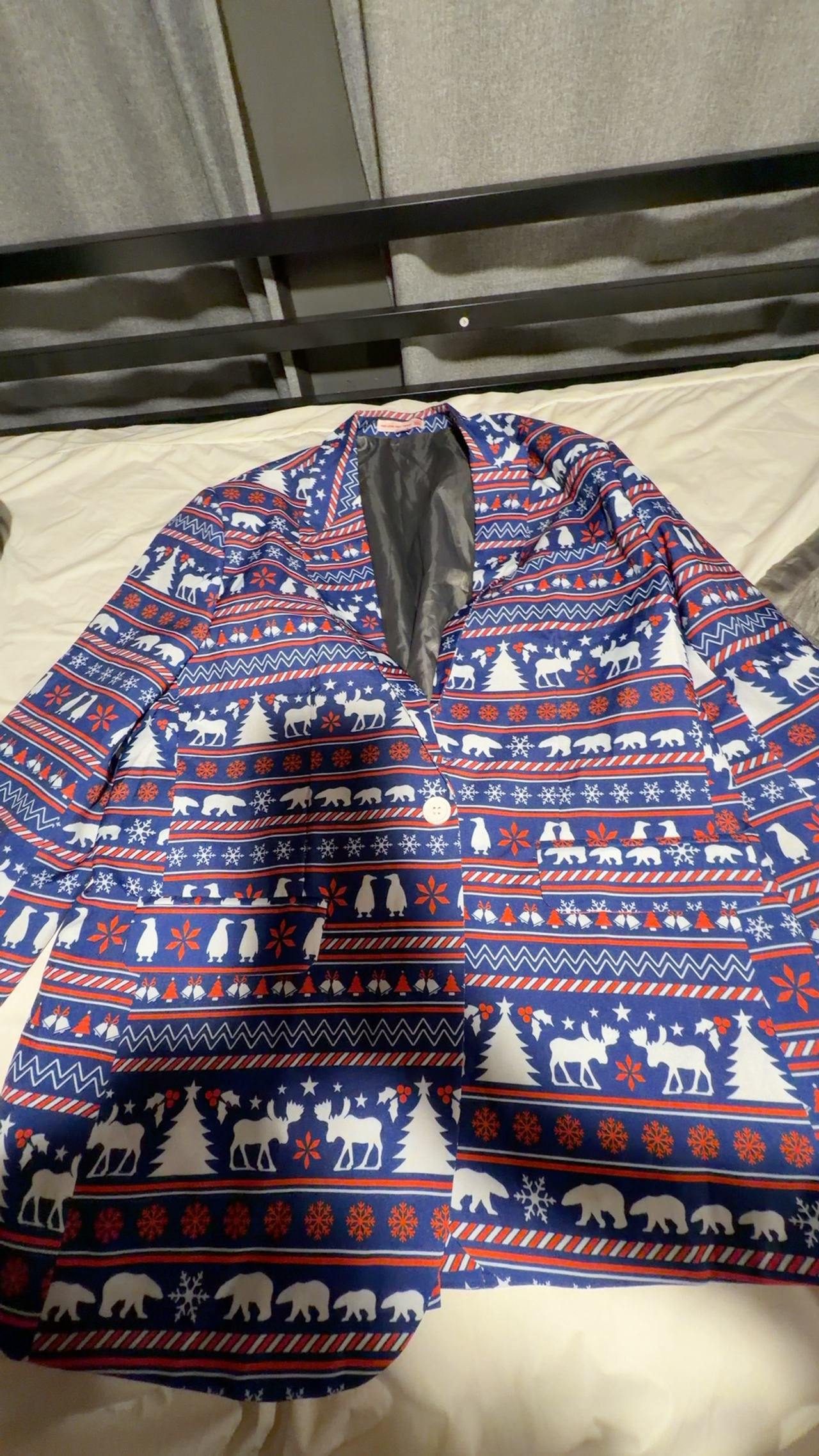 Opposuits Christmas Reindeer Blazer Blue