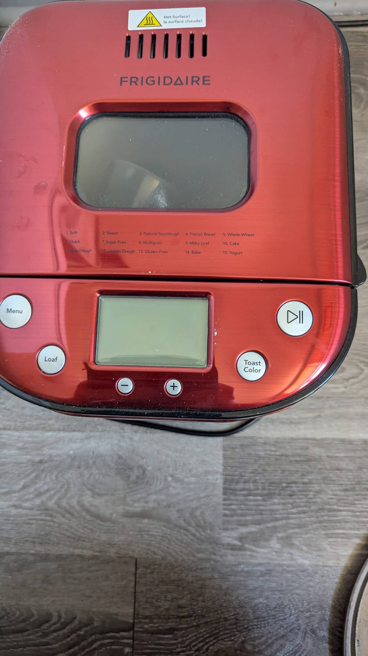 Frigidaire Bread Maker