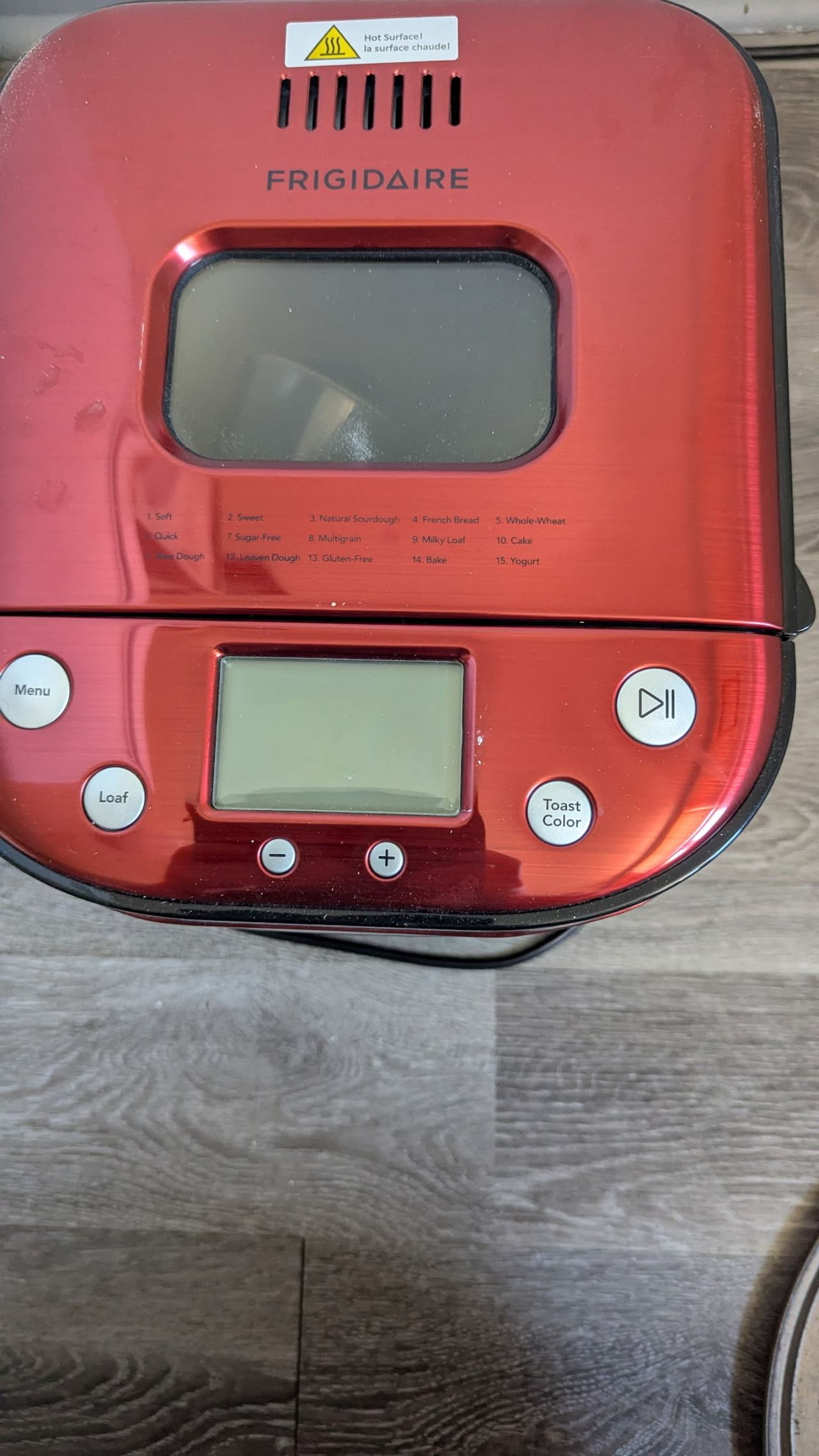 Frigidaire Bread Maker