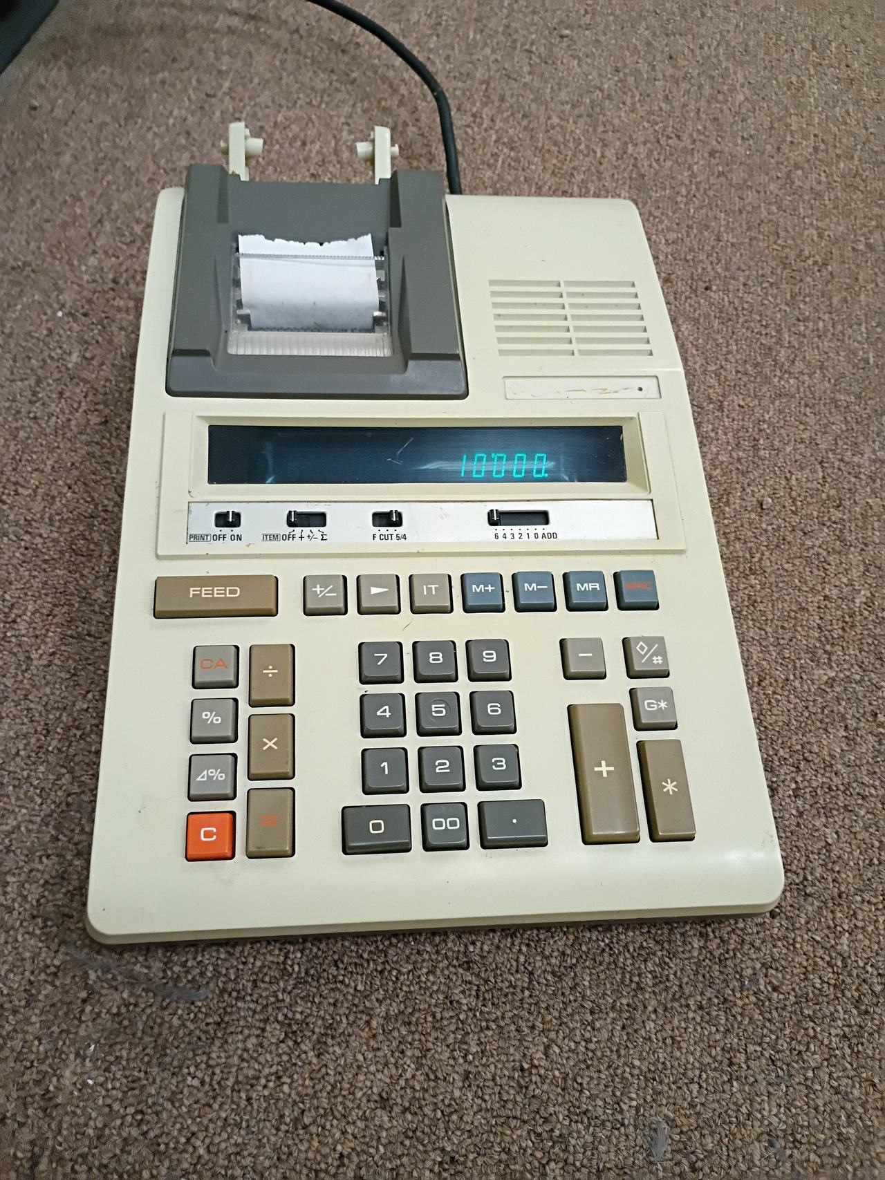 Casio Printing Calculator
