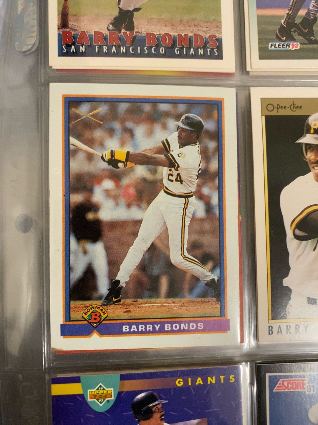 Bowman 1991 Barry Bonds Baseball Card #380