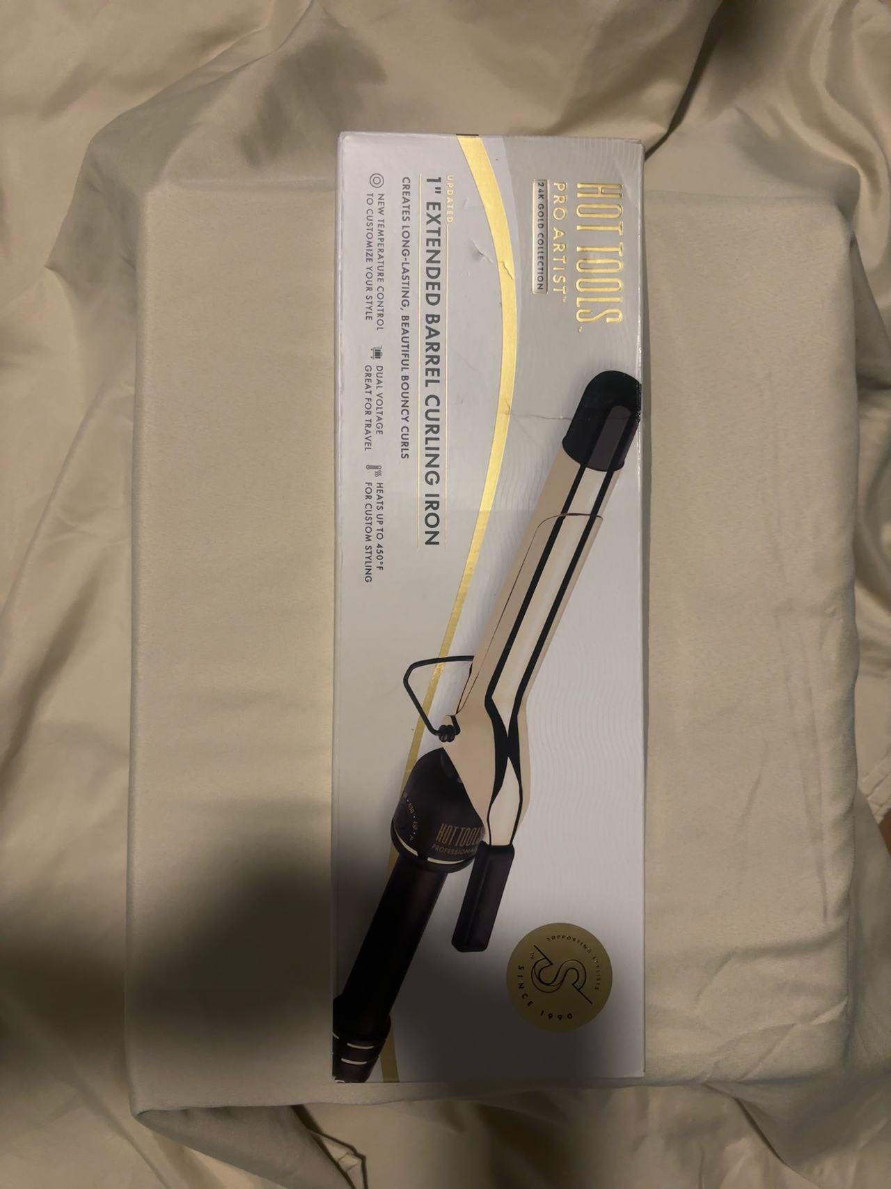 Hot Tools 24K Gold Extended Barrel Curling Iron