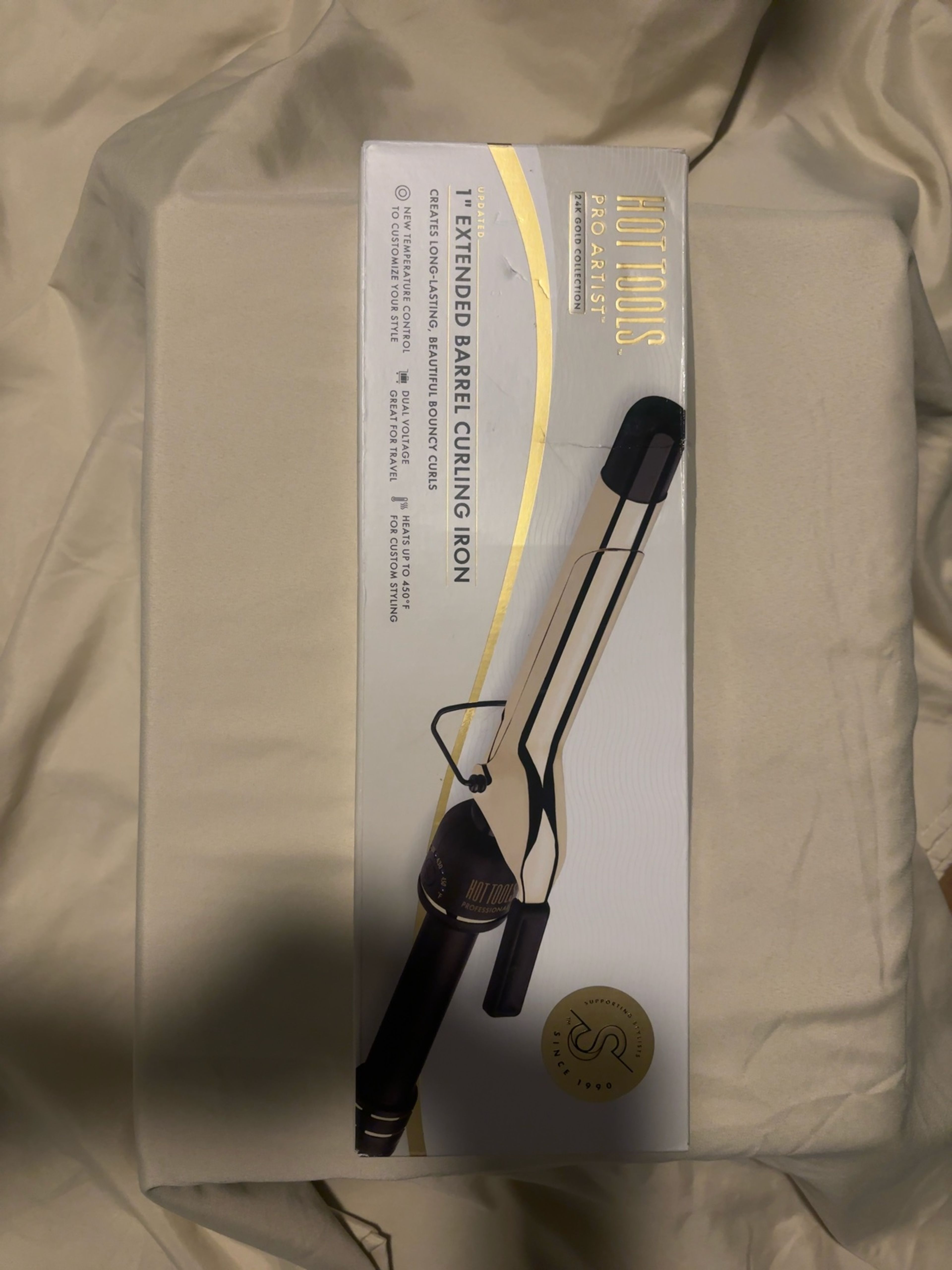 Hot Tools 24K Gold Extended Barrel Curling Iron