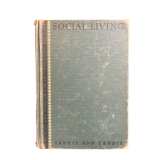 Social Living: Principles and Problems in Introductory Sociology Hardcover 1938 - Image 2