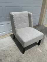 Tufted Wingback Accent Chair with Nailhead Trim - Image 2