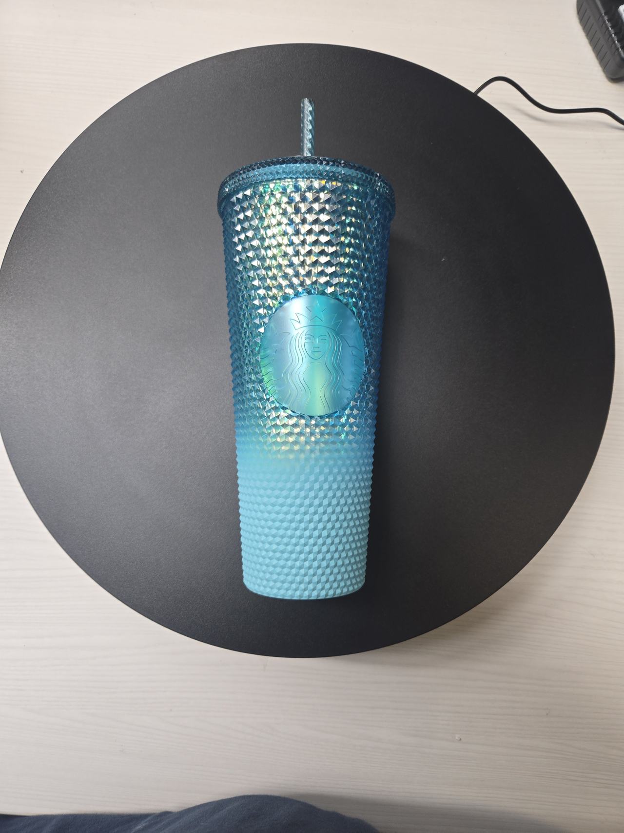 Starbucks Blue Ombre Iridescent Studded Tumbler