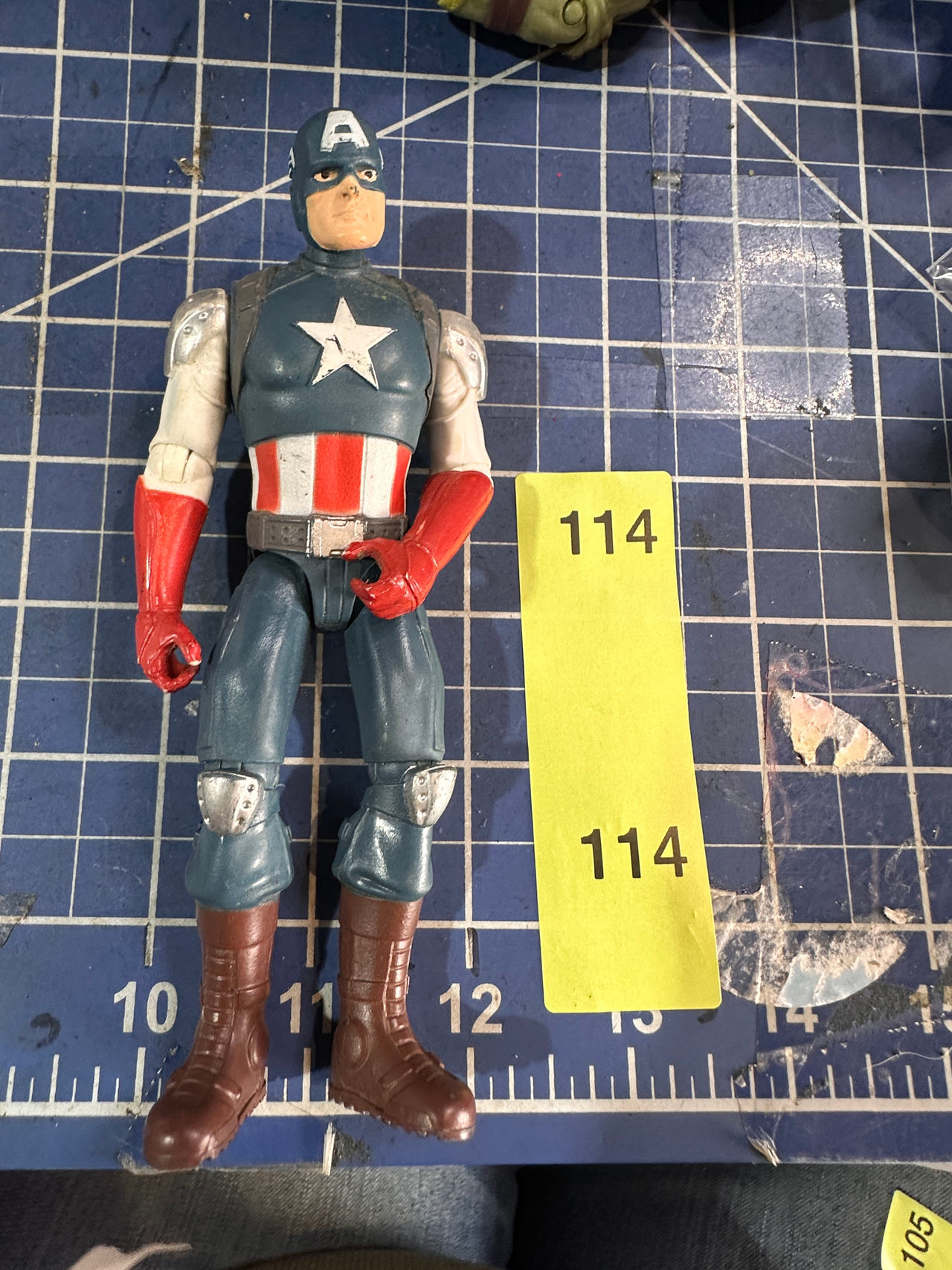 Marvel Legends Ultimate Captain America Action Figure. 114