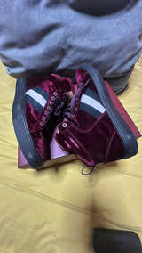 BALLY Velvet High-Top Sneakers - Image 3