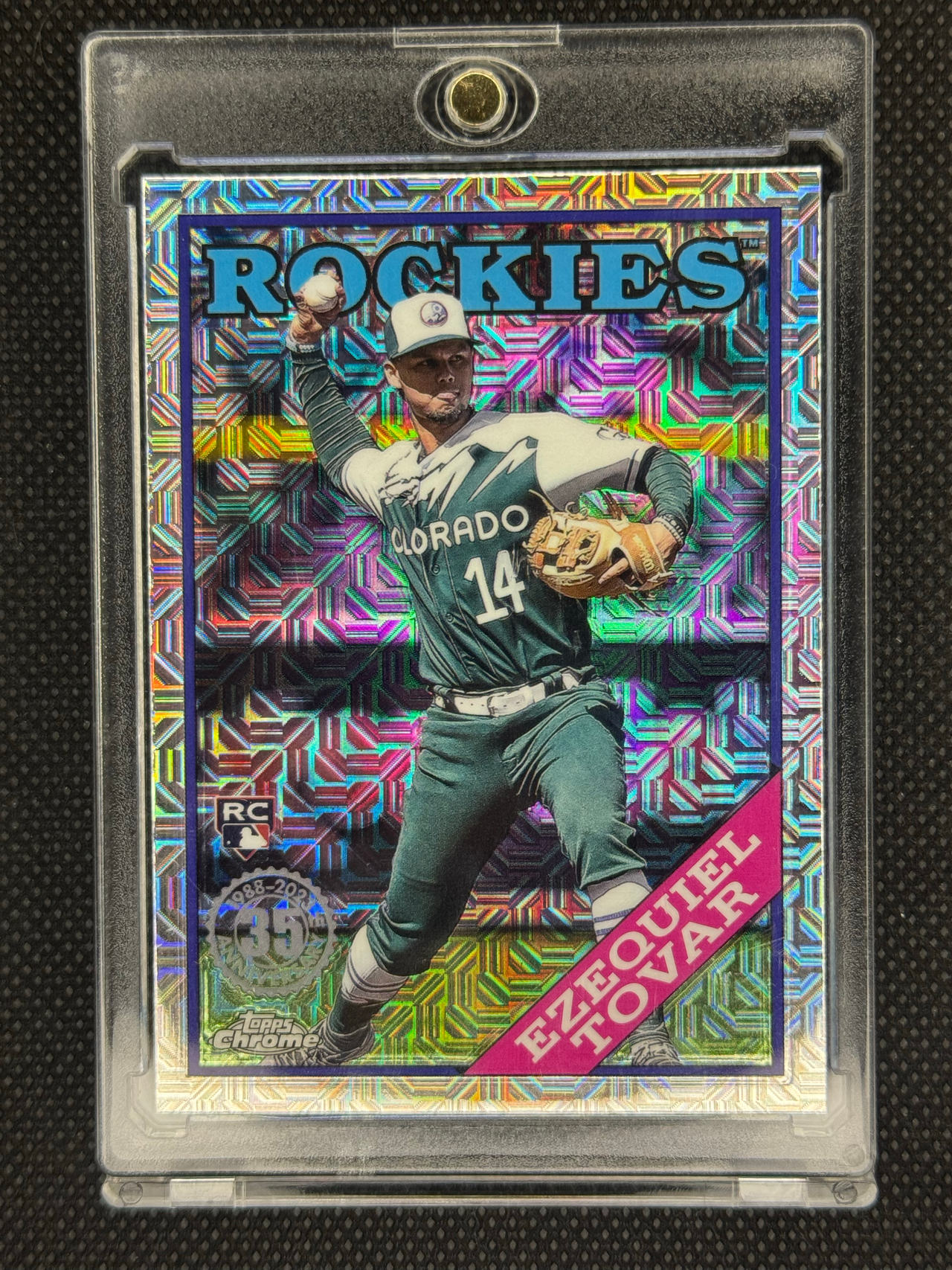 Topps Chrome 35th Anniversary Baseball Card