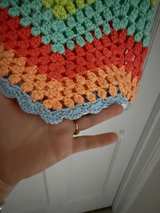 Mahalo Multi Color Crochet Cover-Up Dress - Image 6