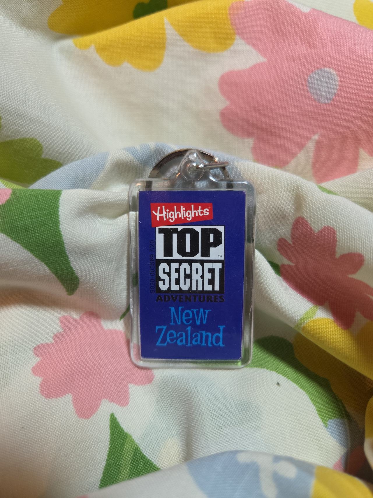 Highlights Top Secret Adventures New Zealand Keychain