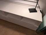 CB2 Chill High Gloss White Media Console - Image 2