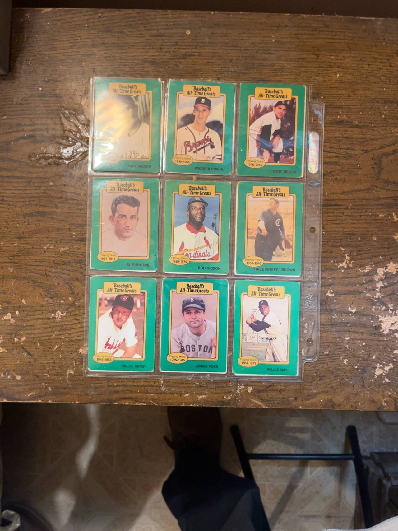 Topps Baseball's All Time Greats 1987 Hygrade Set