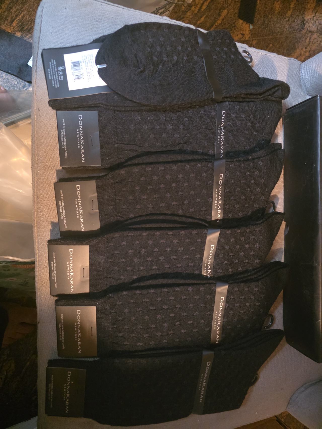 Donna Karan New York Men's Dress Socks 6-Pack