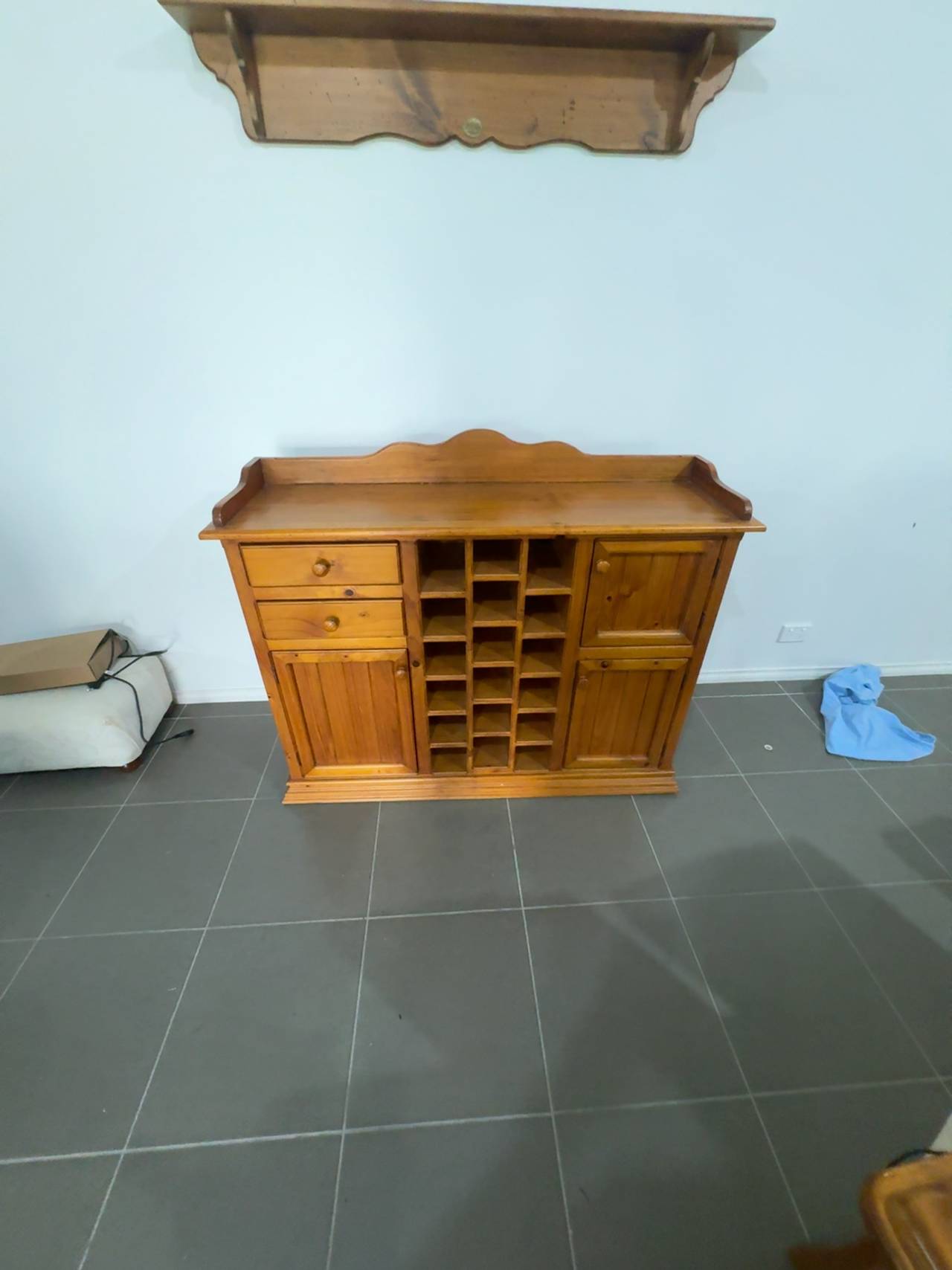 Solid Timber Wine Cabinet , Fitzroy Wine Rack wine rack furniture