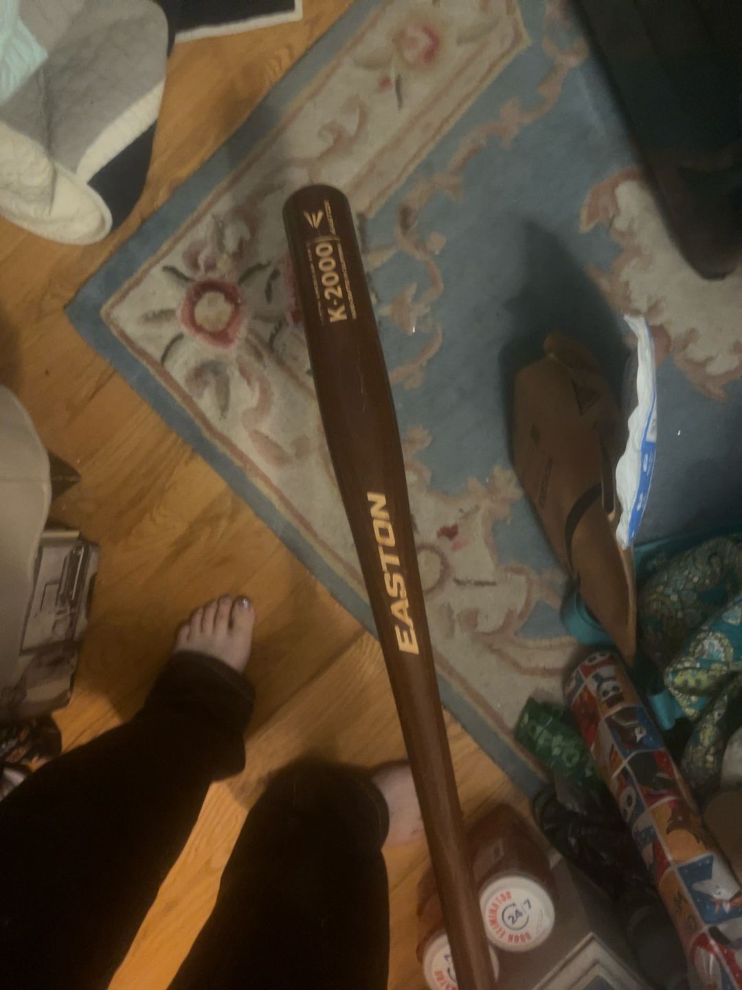 Easton K2000 White Ash Wood Baseball Bat 33-inch