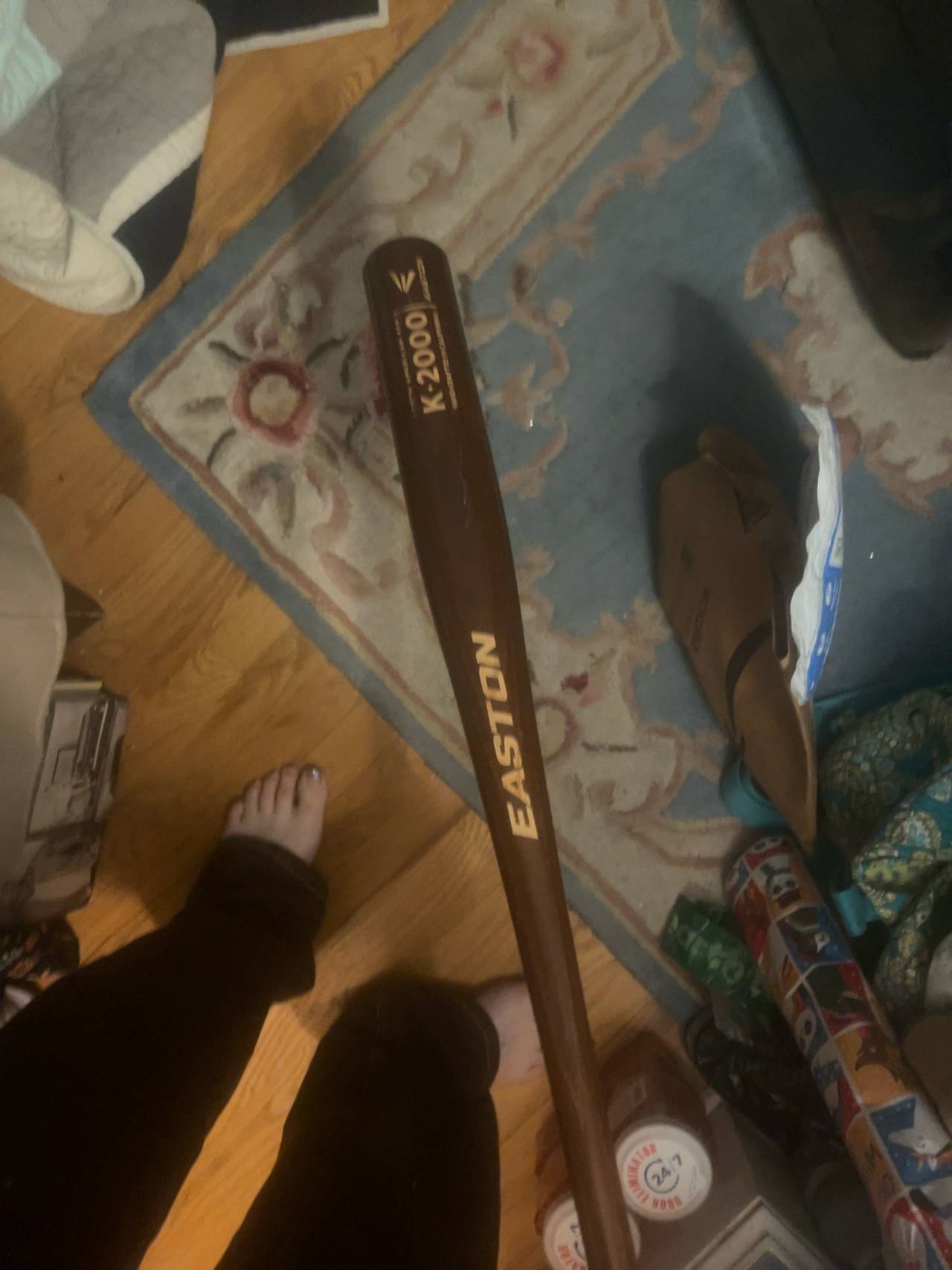 Easton K2000 White Ash Wood Baseball Bat 33-inch