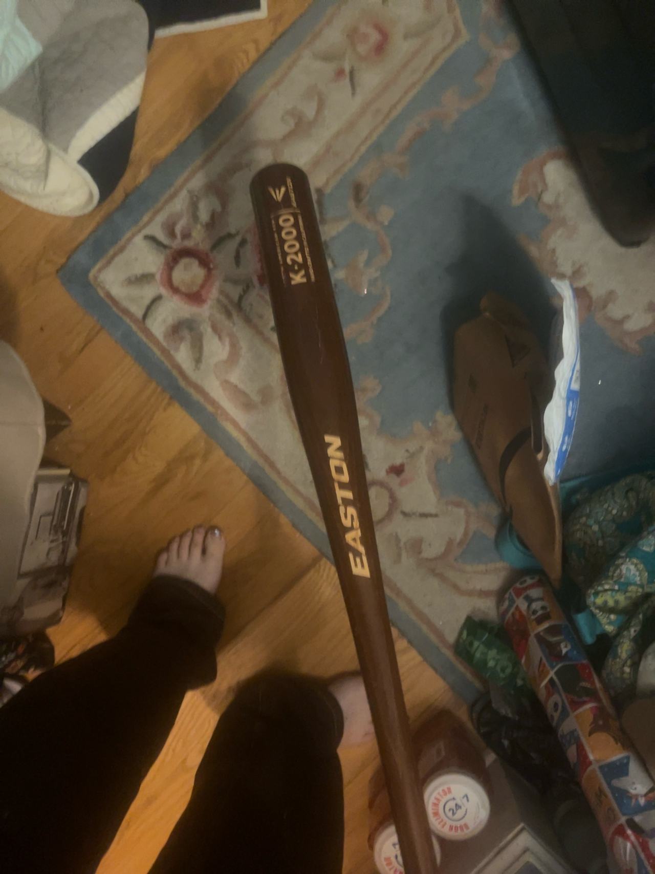 Easton K2000 White Ash Wood Baseball Bat 33-inch