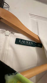 Ralph Lauren Floral Sheath Dress White/Yellow - Image 2