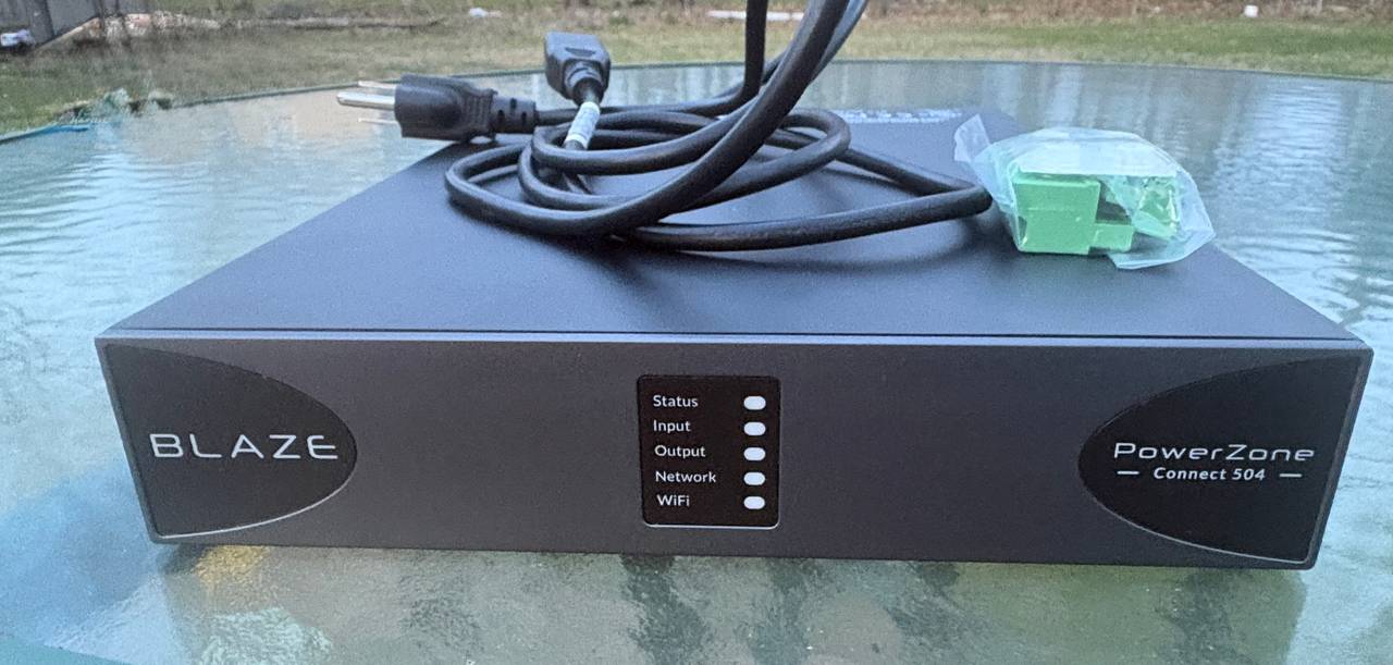 Blaze Audio PowerZone Connect 504 Amplifier