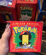 1999 Burger King Pokemon 23K Gold-Plated Trading Card Togepi - Image 1