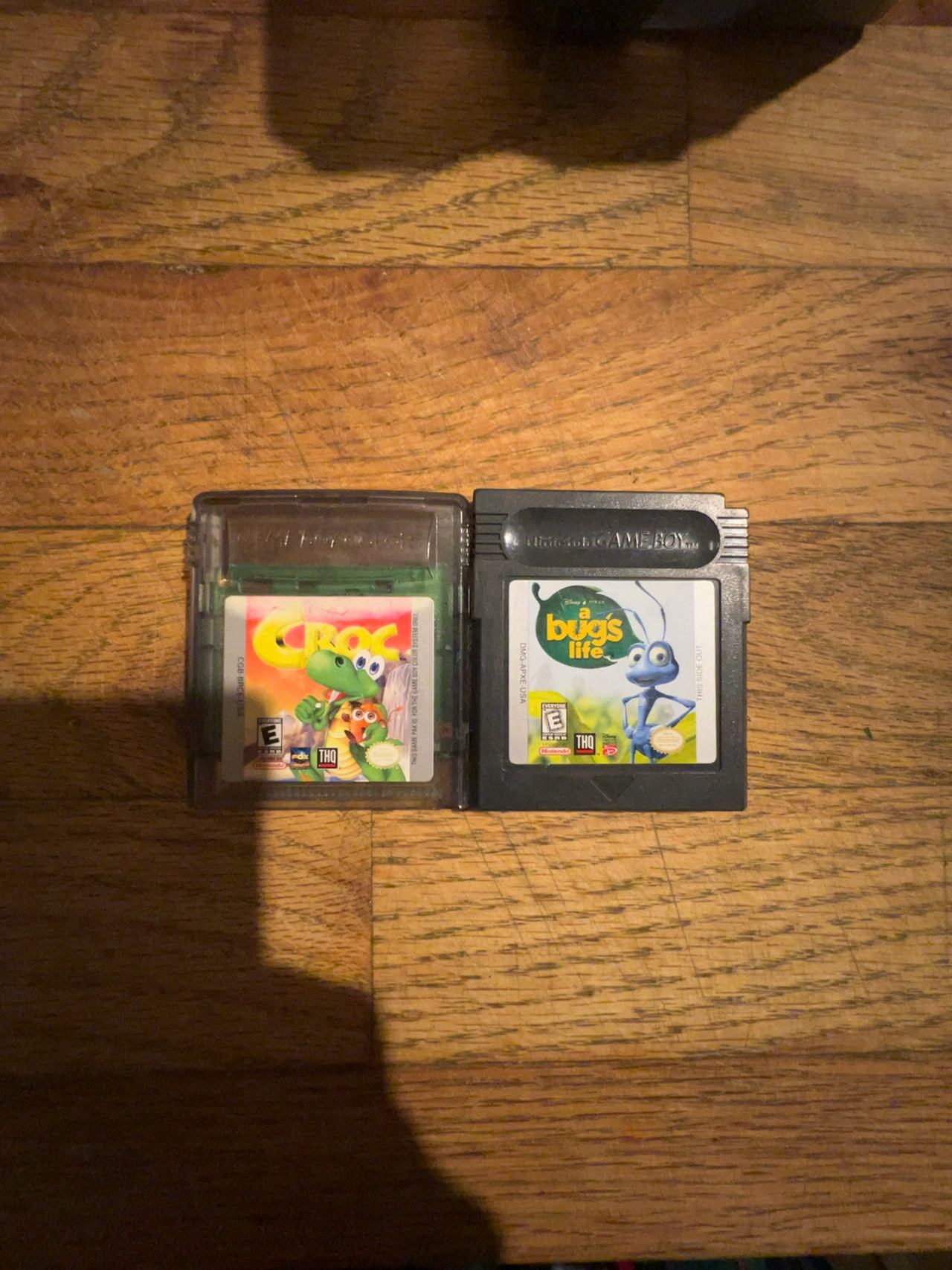 A Bug's Life and Croc Game Boy Color Cartridge lot