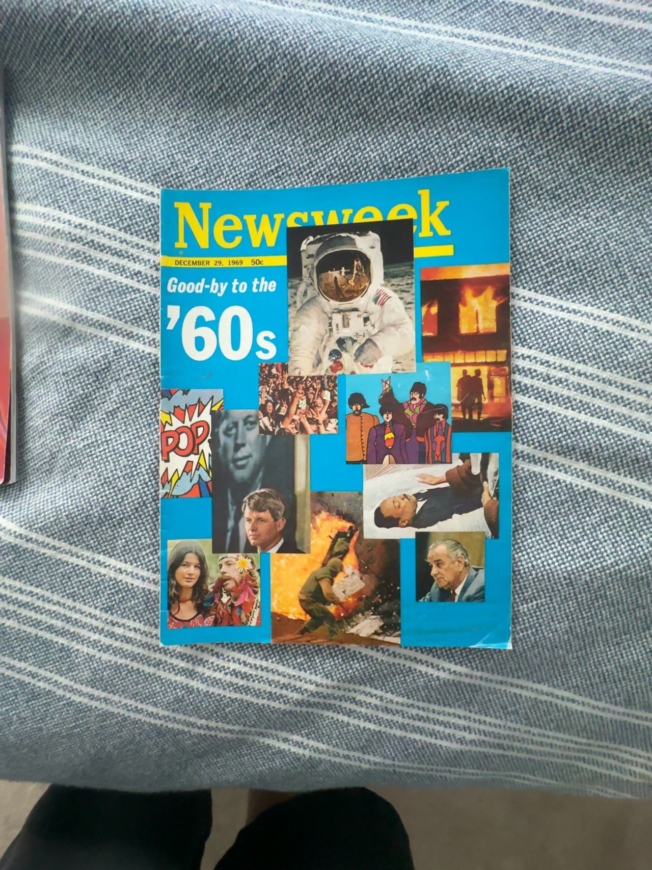 Newsweek December 29, 1969 'Good-Bye to the 60's' Vintage Magazine
