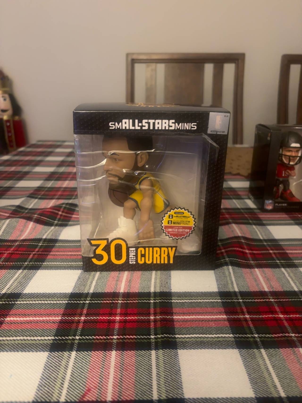 NBA Small Stars Stephen Curry 6" Mini Figure Yellow Jersey