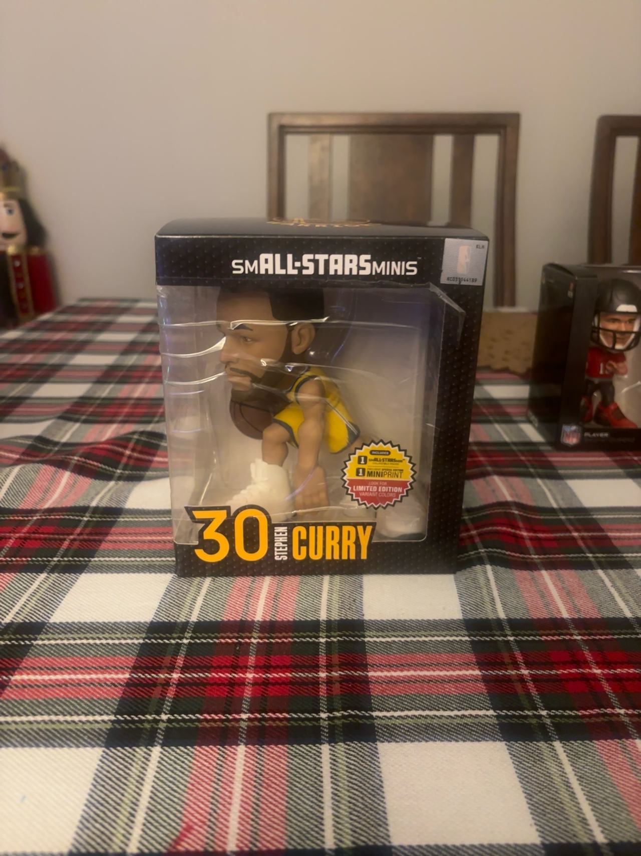 NBA Small Stars Stephen Curry 6" Mini Figure Yellow Jersey