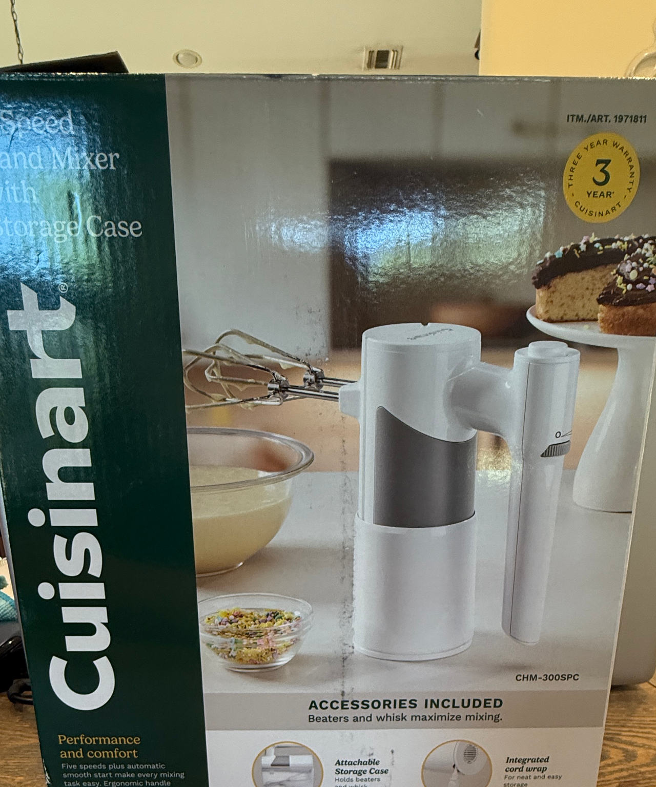 Cuisinart 5-Speed Hand Mixer with Storage Case