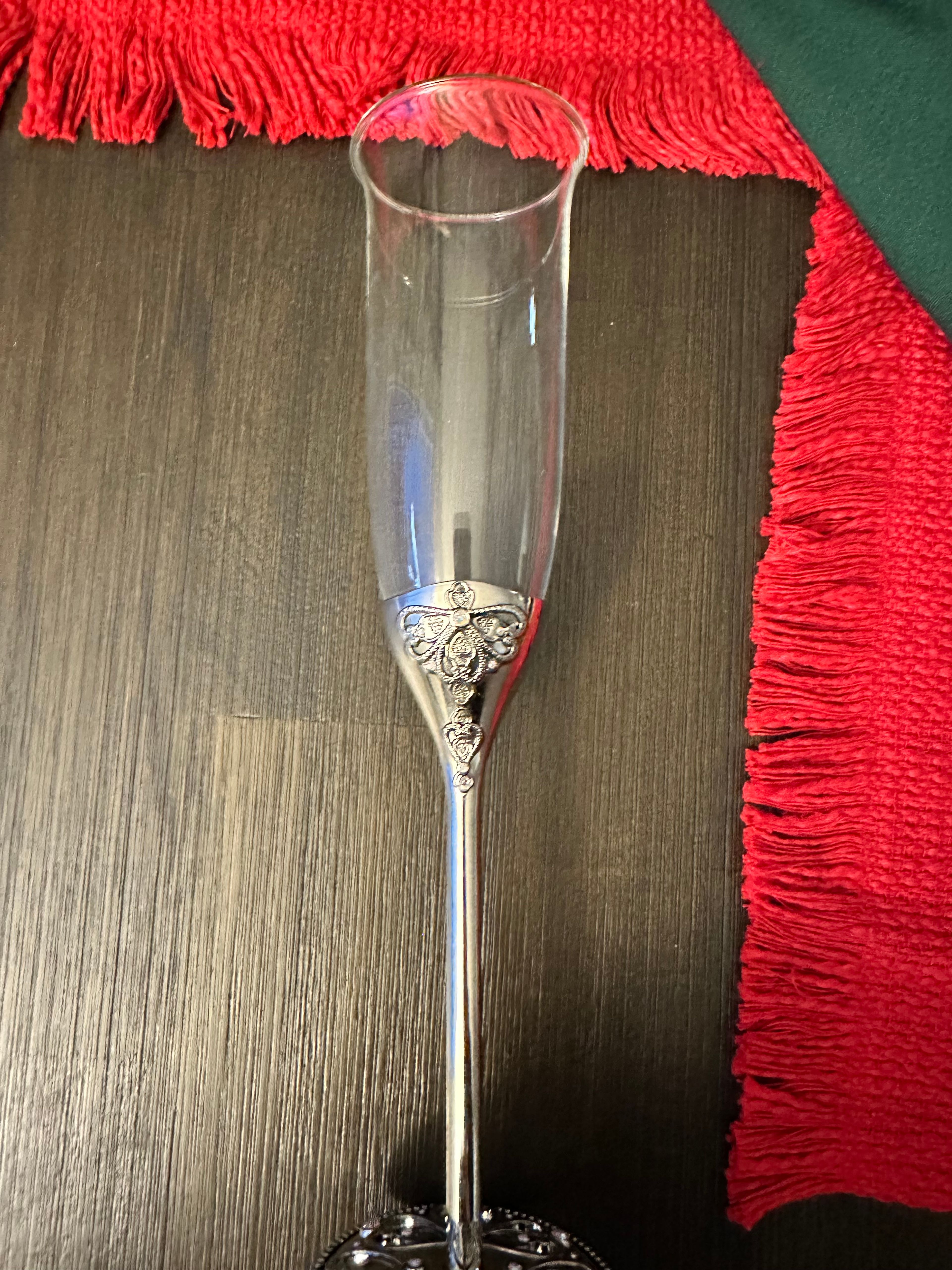 Swarovski Crystal Champagne Flutes Set of 2 - Image 3