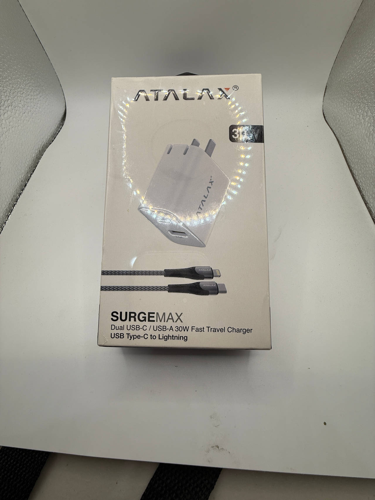 ATALAX SURGEMAX Dual USB-C / USB-A 30W Fast Travel Charger
