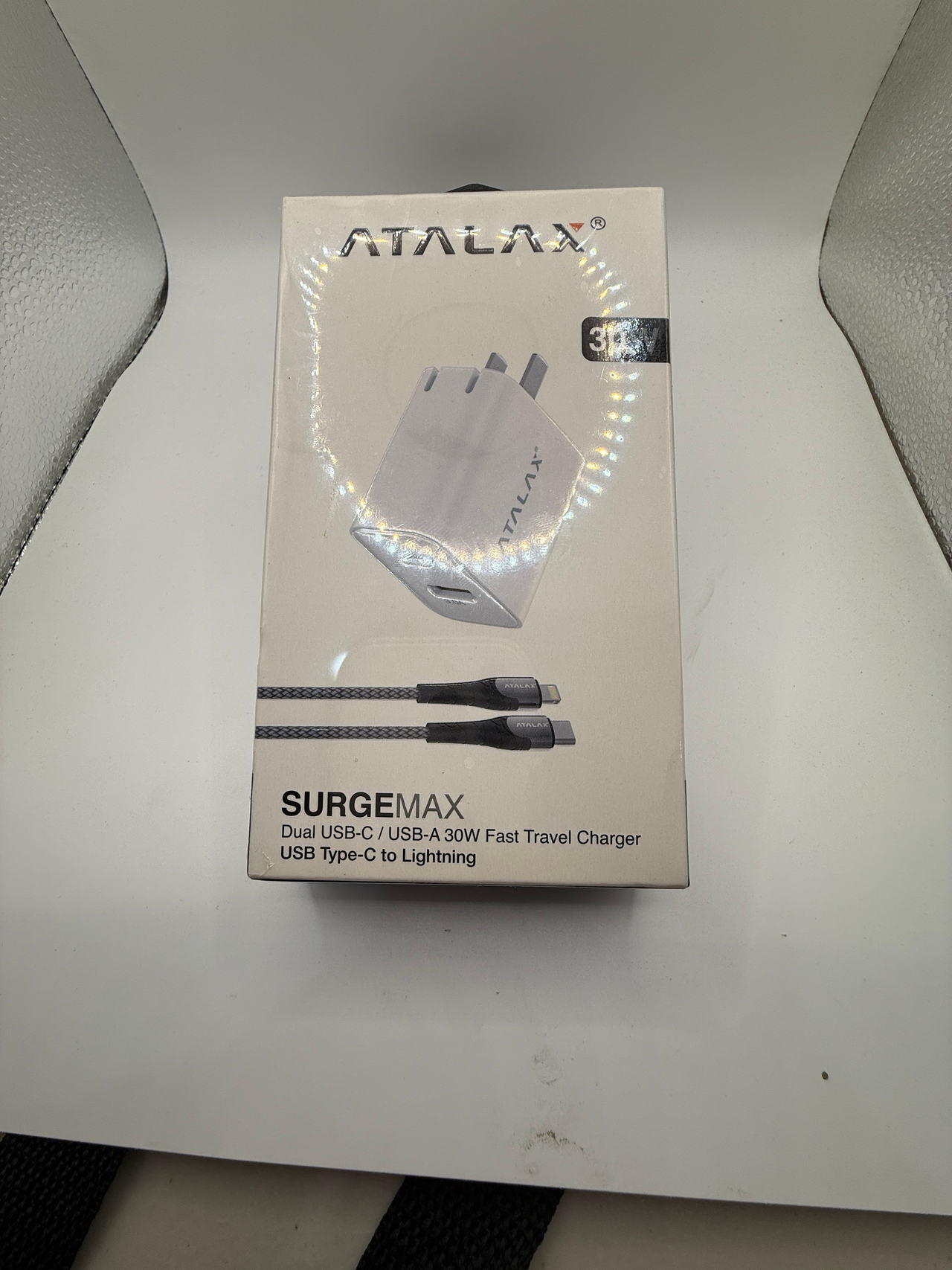 ATALAX SURGEMAX Dual USB-C / USB-A 30W Fast Travel Charger